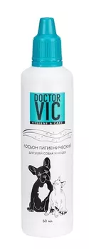 Раствор для ушей для кошек и собак Doctor VIC гигиенический 0,06 л