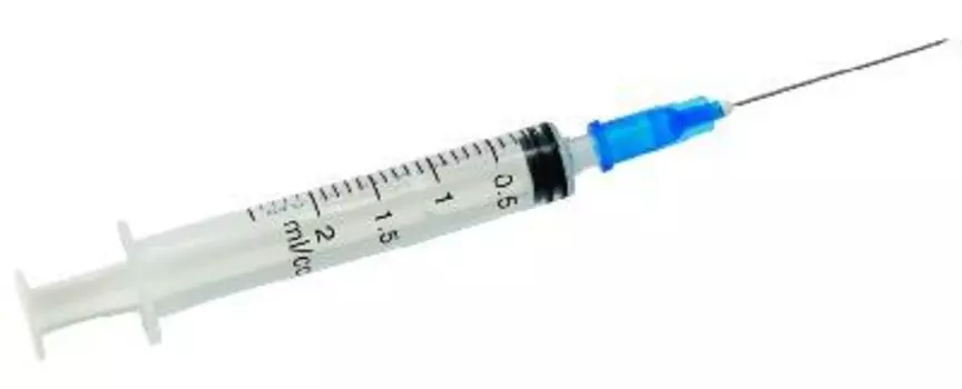 Шприц Луер инъекционный стерильный с иглой 22G 0,7х40 BD обычный 5 мл
