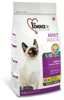 Сухой корм для кошек 1st Choice Finicky with Chicken 0,35 кг