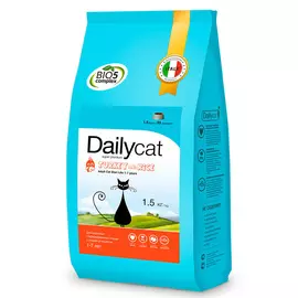Сухой корм для кошек DailyCat Adult Sterli Lite для стерилизованных с индейкой и рисом 1,5 кг