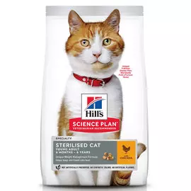 Сухой корм для кошек Hills Science Plan Sterilised Cat Young Adult Chicken 10 кг
