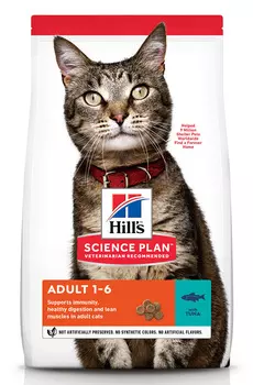 Сухой корм для кошек Hills Science Plan Feline Adult Optimal Care with Tuna 3 кг