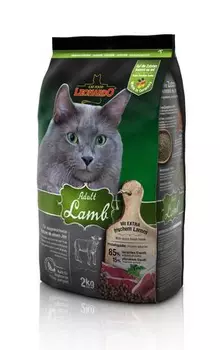 Сухой корм для кошек Leonardo Adult with Lamb 2 кг