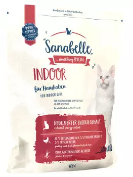 Сухой корм для кошек Sanabelle Indoor 0,4 кг