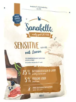 Сухой корм для кошек Sanabelle Sensitive with Lamb 0,4 кг