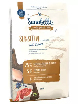 Сухой корм для кошек Sanabelle Sensitive with Lamb 10 кг