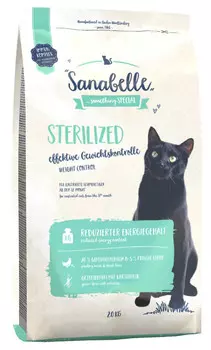 Сухой корм для кошек Sanabelle Sterilized 2 кг