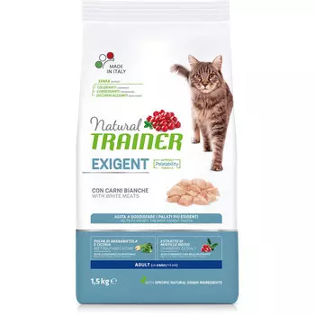 Сухой корм для кошек Trainer Natural Exigent with fresh White Meats 1,5 кг