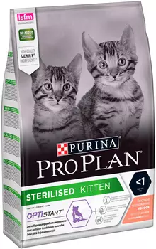 Сухой корм для котят Purina Pro Plan Kitten Sterilised с лососем 1,5 кг