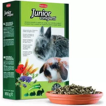 Сухой корм для кроликов Padovan Junior Coniglieti 0,85 кг