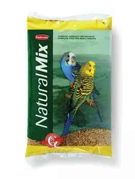 Сухой корм для мелких попугаев Padovan Naturalmix Cocorite основной 5 кг
