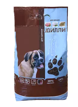 Сухой корм для щенков Дилли полнорационный 15 кг