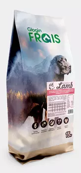 Сухой корм для щенков Frais с мясом ягнёнка для крупных и гигантских пород 15 кг