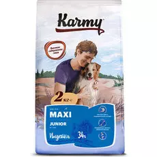 Сухой корм для щенков Karmy с индейкой для крупных пород 15 кг