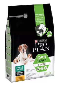 Сухой корм для щенков Purina Pro Plan Starter с курицей для средних и маленьких пород 12 кг