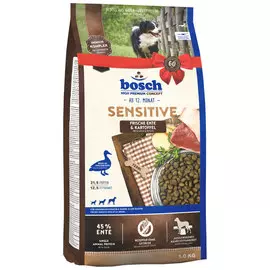 Сухой корм для собак Bosch Sensitive с уткой и картофелем 1 кг
