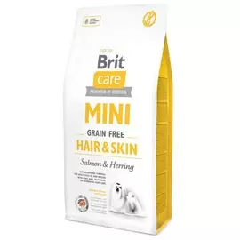 Сухой корм для собак Brit Care Mini Gf Hair &amp; Skin 7 кг
