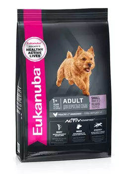 Сухой корм для собак Eukanuba Adult Small Breed 3 кг