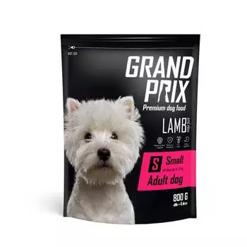 Сухой корм для собак Grand Prix Small Adult с ягненком для маленьких пород 0,8 кг