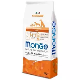 Сухой корм для собак Monge Speciality Adult утка с рисом и картофелем 12 кг