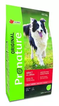 Сухой корм для собак Pronature Original с ягненком и ячменем 18 кг