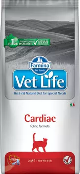 Сухой корм Farmina VET LIFE Feline Cardiac диета для кошек 2 кг