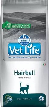 Сухой корм Farmina VET LIFE Feline Hairball диета для кошек 0,4 кг
