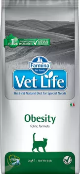 Сухой корм Farmina VET LIFE Feline Obesity диета для кошек 5 кг