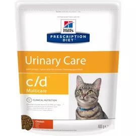 Сухой корм Hills Prescription Diet c/d Feline Multicare with Chicken диета для кошек 0,4 кг
