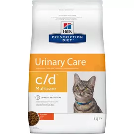 Сухой корм Hills Prescription Diet c/d Feline Multicare with Chicken диета для кошек 5 кг