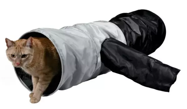 Тоннель для кошек Trixie шуршащий черный 115x30