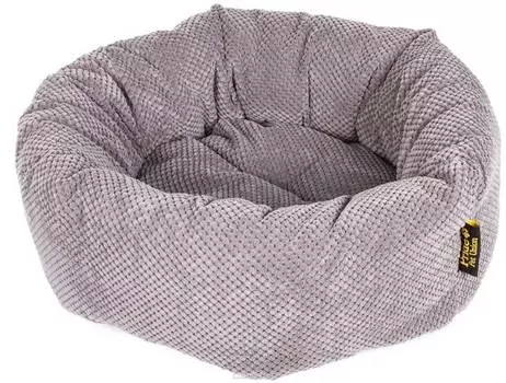 Ватрушка для собак Pride серый 45x45x12 см