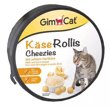 Витаминно-минеральная добавка для кошек Gimborn Gimcat Сырные ролики таблетки 200 г