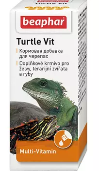 Витаминно-минеральная добавка для рептилий Beaphar Turtle Vit кормовая добавка жидкость 20 мл