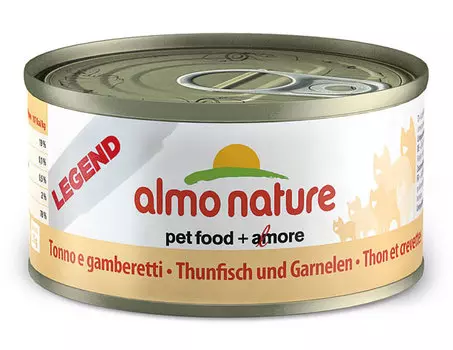 Влажный корм для кошек Almo Nature Legend Adult Cat Tuna &amp; Shrimps 0,07 кг