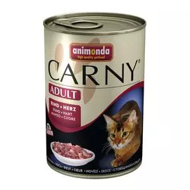 Влажный корм для кошек Animonda Carny Adult Beef and Heart 0,4 кг