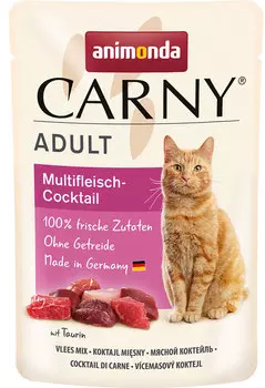 Влажный корм для кошек Animonda Carny Adult мясной коктейль 0,085 кг