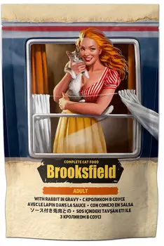 Влажный корм для кошек Brooksfield Adult Cat Rabbit кролик в соусе пауч 0,085 кг