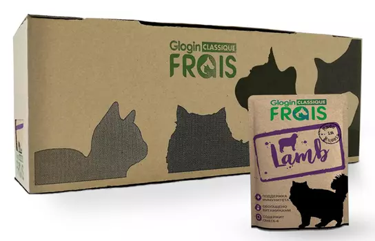 Влажный корм для кошек Frais Classique с ягненком в нежном соусе 0,085 кг