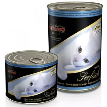 Влажный корм для кошек Leonardo консервы с рыбой 0,2 кг