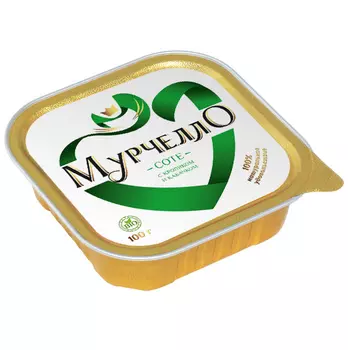 Влажный корм для кошек Мурчелло Соте с кроликом и кабачком 0,1 кг