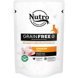 Влажный корм для кошек Nutro с курицей 0,07 кг