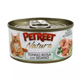 Влажный корм для кошек Petreet Кусочки розового тунца с сельдереем 0,07 кг