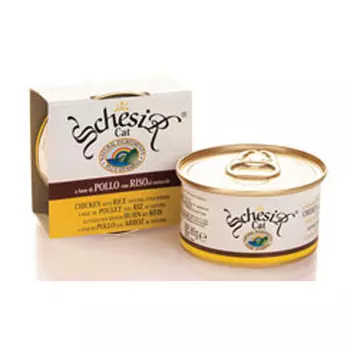Влажный корм для кошек Schesir Chicken with Rice 0,085 кг