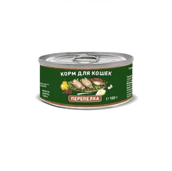 Влажный корм для кошек Solid Natura Holistic Перепёлка 0,1 кг