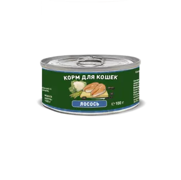 Влажный корм для кошек Solid Natura Holistic Лосось 0,1 кг