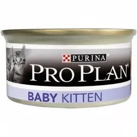 Влажный корм для котят Purina Pro Plan Baby мусс с курицей 0,085 кг