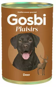 Влажный корм для собак Gosbi Plaisirs Deer с олениной 0,4 кг