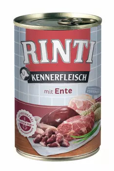 Влажный корм для собак Rinti Kennerfleisch с уткой 0,4 кг