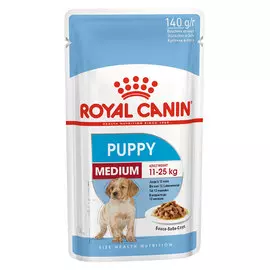 Влажный корм для собак Royal Canin Medium Puppy в соусе 0,14 кг